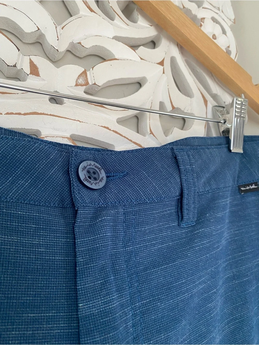 Travis Mathew Men’s Size 36 Blue Performance Golf Hybrid Shorts Casual Stretch